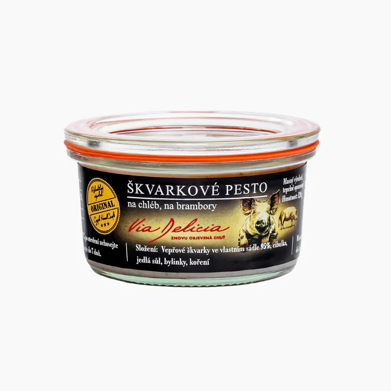 Škvarkové pesto