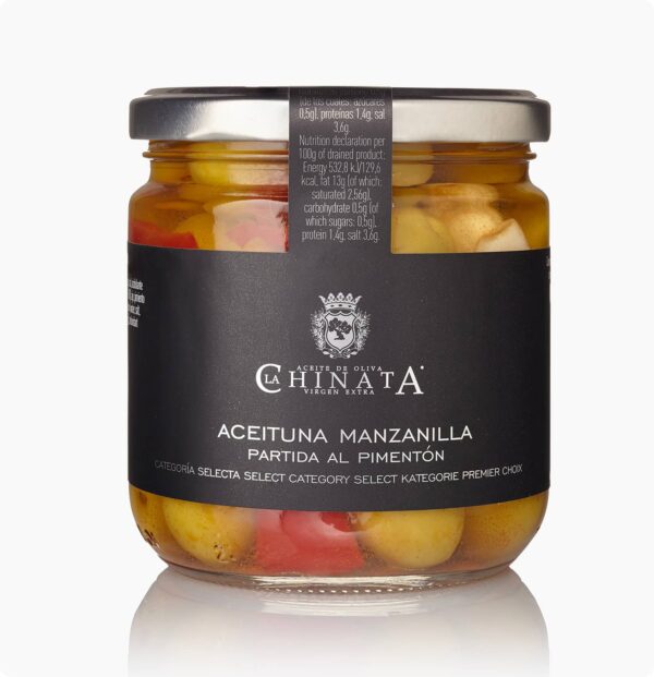 Olivy Manzanilla s paprikou