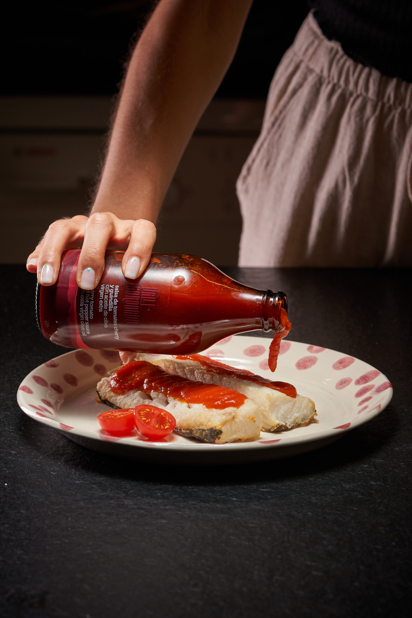 Cherry rajčatová omáčka s chilli